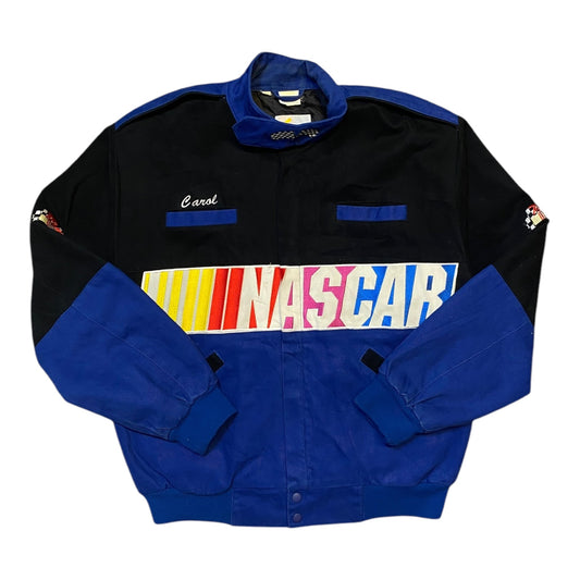 NASACAR Black/Blue Racing Jacket