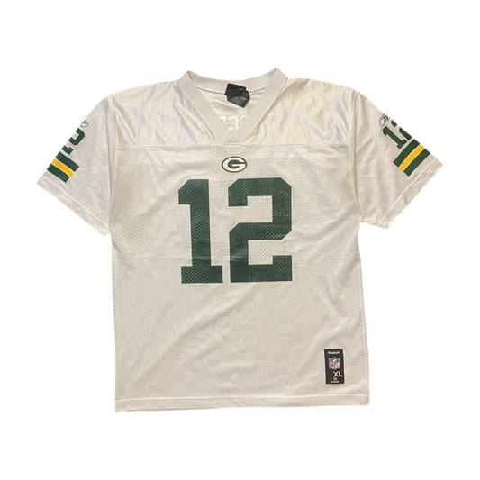 NFL Packers #12 Rodgers White Jersey