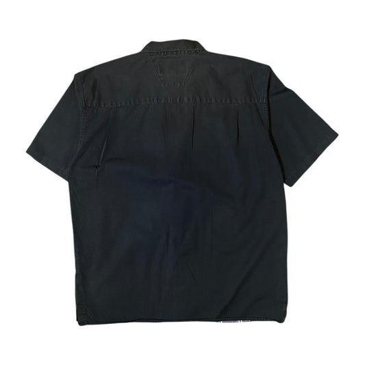 Harley Davidson Black Chain Button Up Shirt