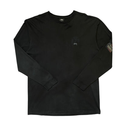 Stussy Skull & Dice Black Longsleeve T-Shirt