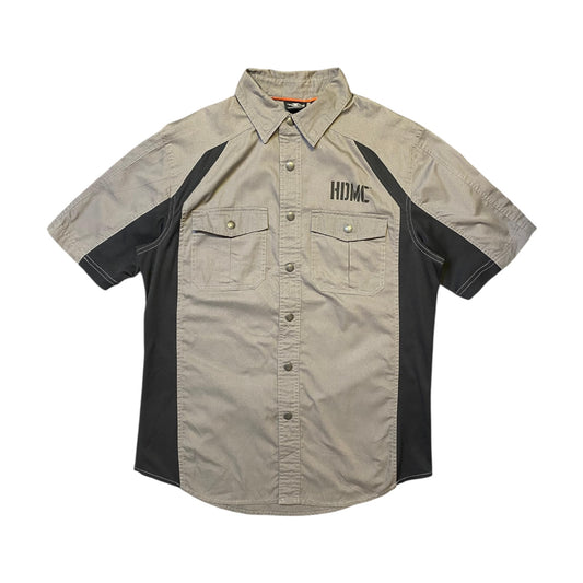 Harley Davidson Motor Club Button Up T-Shirt