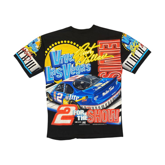 1998 Rusty Wallace x Elvis Presley Nascar Las Vegas T-shirt