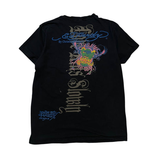 Ed Hardy Love Kills Slowly Graphic Black T-Shirt