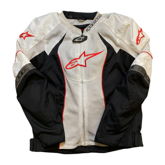 Alpinestars White/Black Motorcycle Jacket