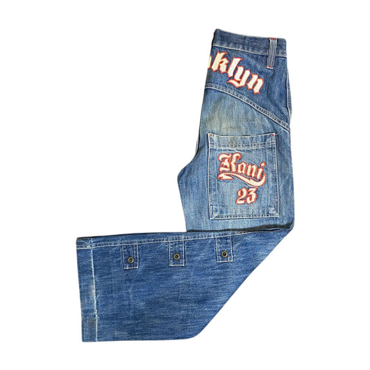 Vintage Karl Kani Brooklyn Embroidered Jeans