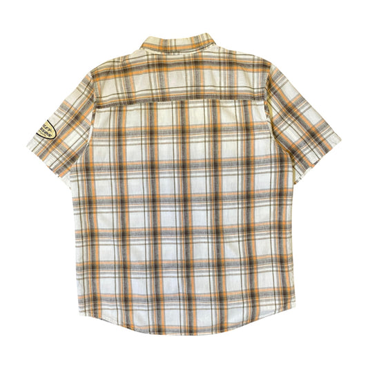 Harley Davidson HD Cycles Plaid Orange T-Shirt