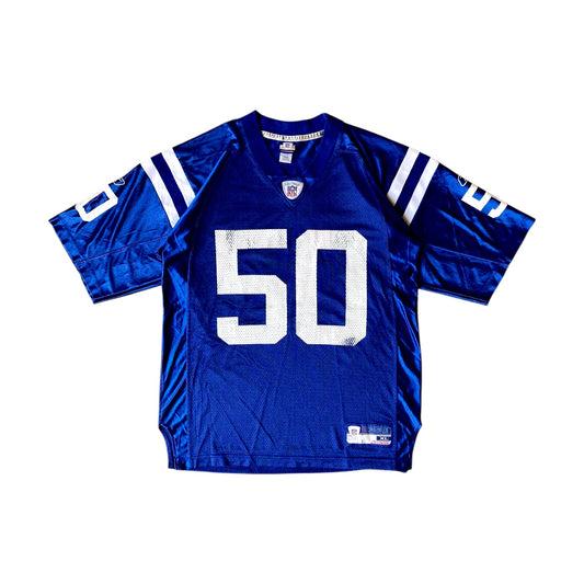 NFL Colts #50 Thronton Blue Jersey