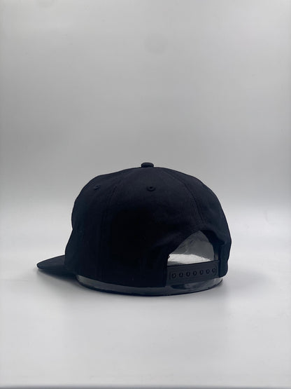 Sci-Fi Fantasy Black Cap white embroidery
