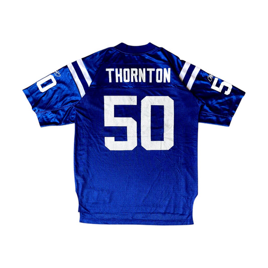 NFL Colts #50 Thronton Blue Jersey