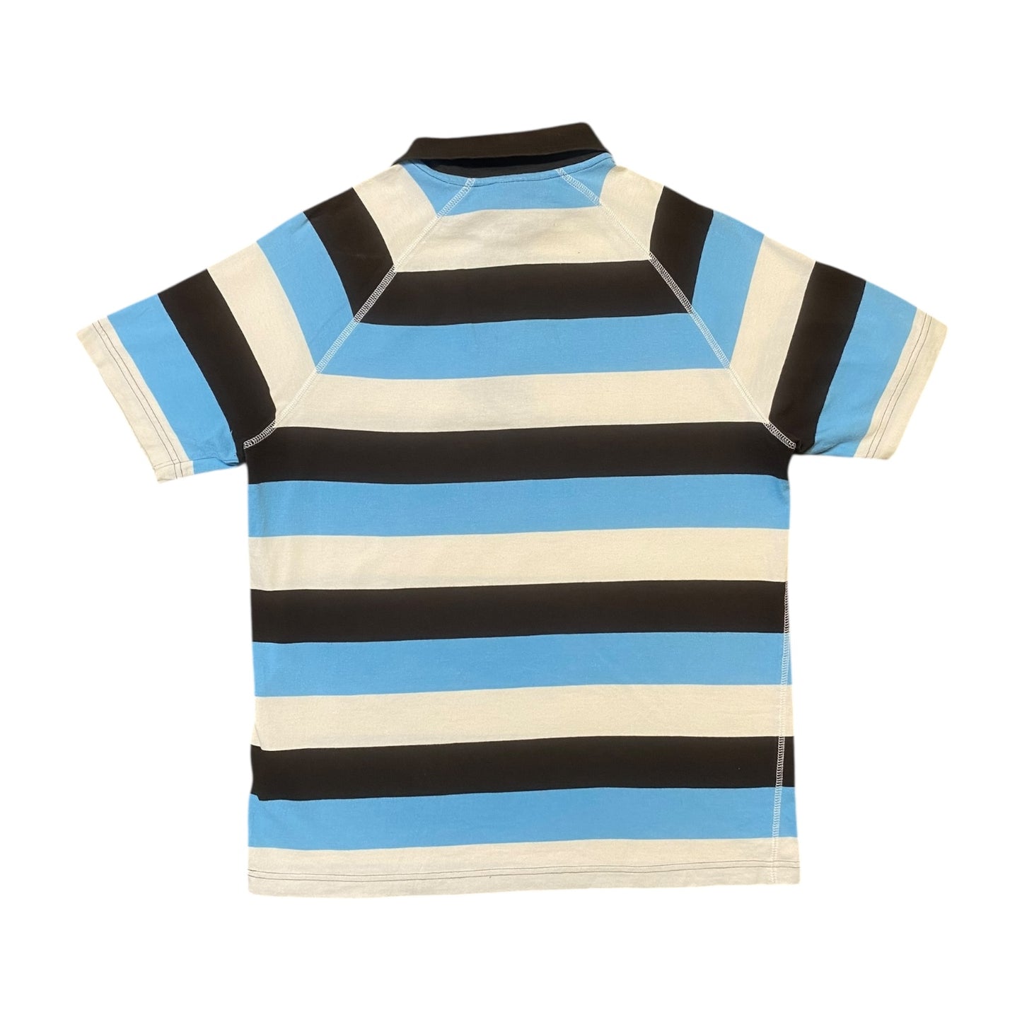 Dickies Blue/White/Black Collared Striped T-Shirt