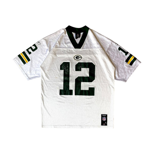 NFL Packers #12 Rodgers White Jersey