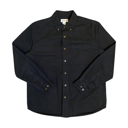 Carhartt Black Button Up Long Sleeve Shirt