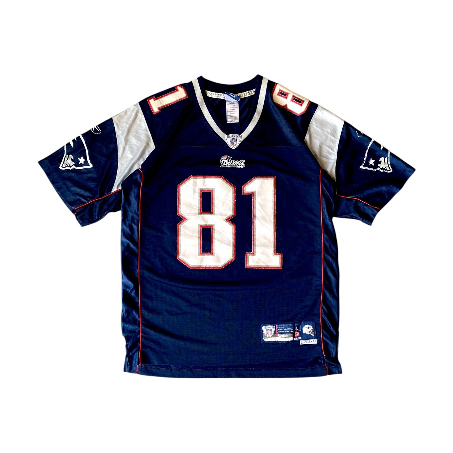 NFL Patriots #81 Moss Jersey
