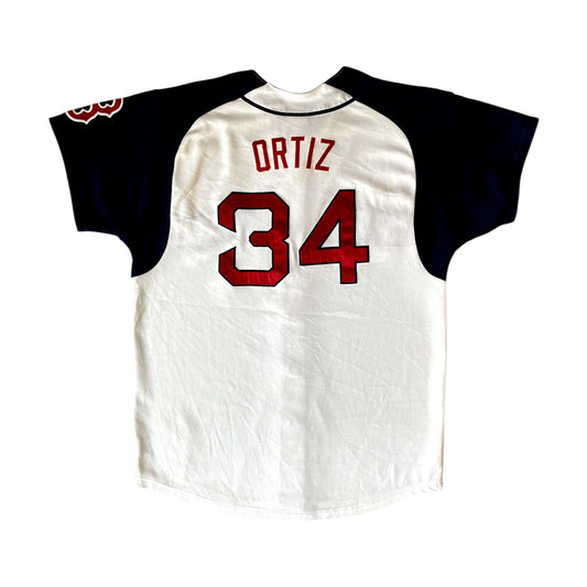 MLB Red Sox #34 Ortiz Jersey