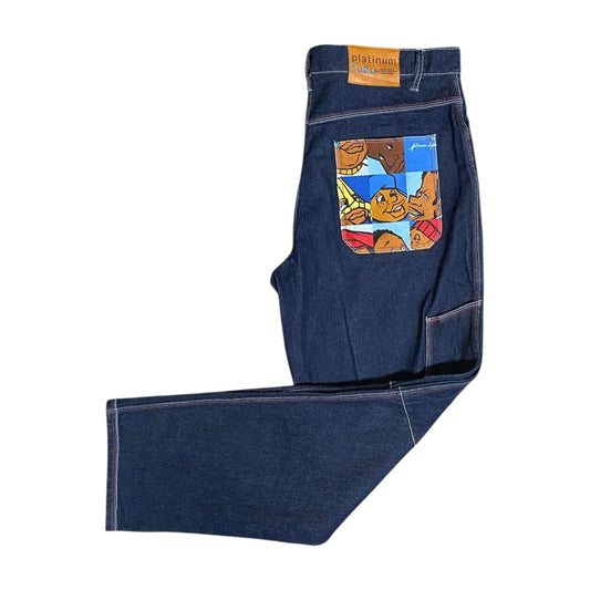 Vintage Platinum FUBU Fat Albert Jeans