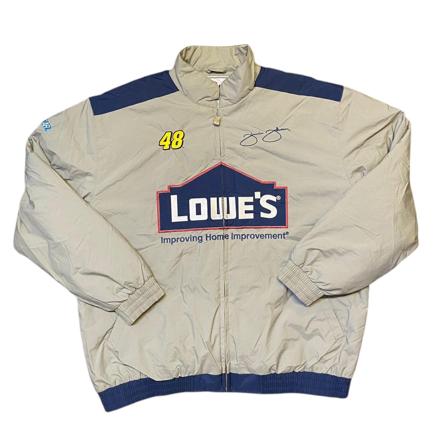 Vintage NASCAR Lowe's Jimmie Johnson #48 Jacket
