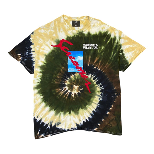Astroworld DSM New York Screamer Tie Dye T-Shirt