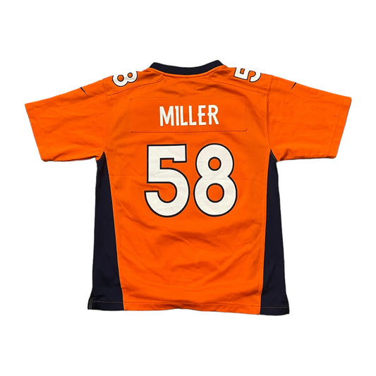 Nike Broncos "Miller" 58 Home Retro Jersey