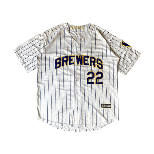 MLB Brewers #22 Yelich Jersey