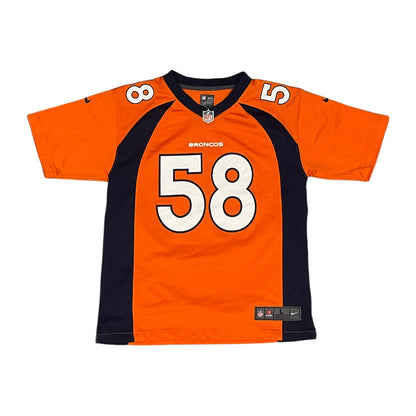 Nike Broncos "Miller" 58 Home Retro Jersey