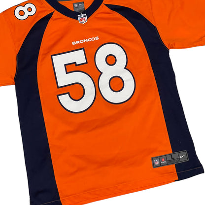 Nike Broncos "Miller" 58 Home Retro Jersey