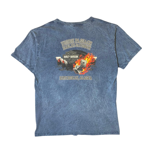 Harley Davidson Ketchikan Alaska Blue T-Shirt