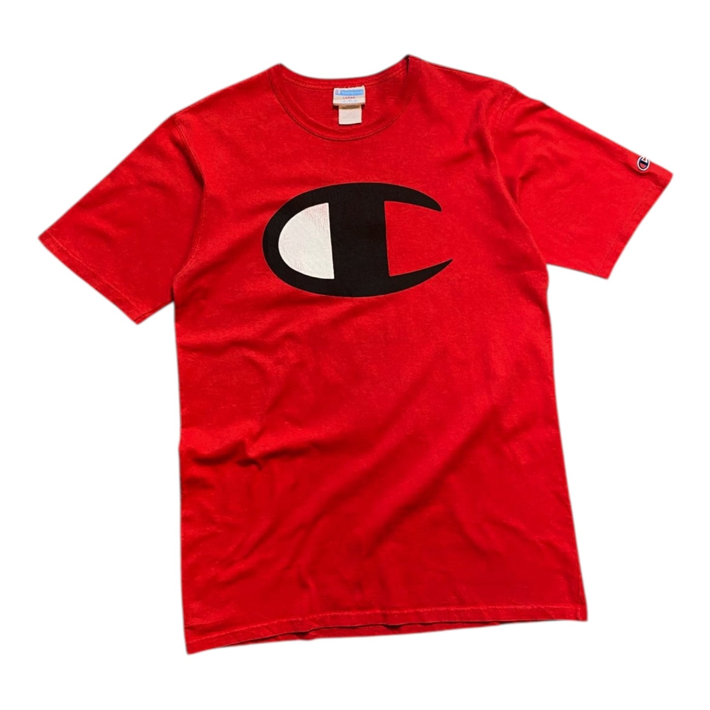 Champion Centre Logo Red T-Shirt