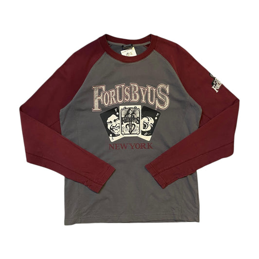 FUBU New York Cards Graphic Long Sleeve T-Shirt