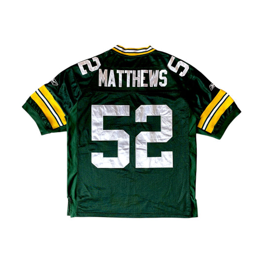 NFL Packers #52 Matthews Green Jersey