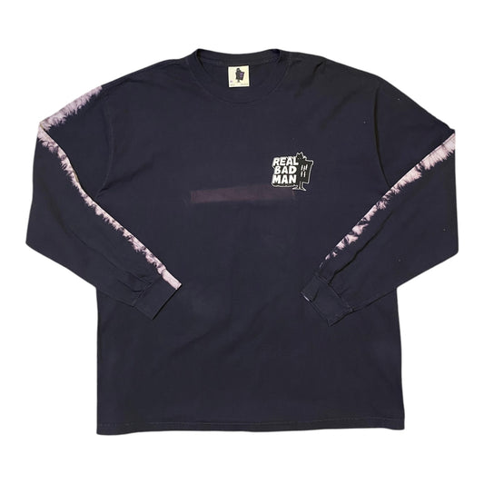 Real Bad Man Long Sleeve Dark Purple T-Shirt