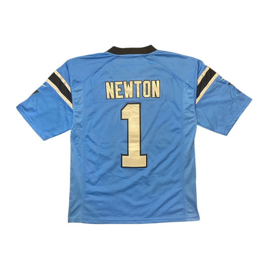 NFL Panthers #1 Newton Jersey Blue