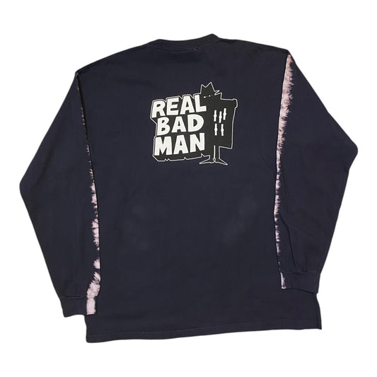 Real Bad Man Long Sleeve Dark Purple T-Shirt