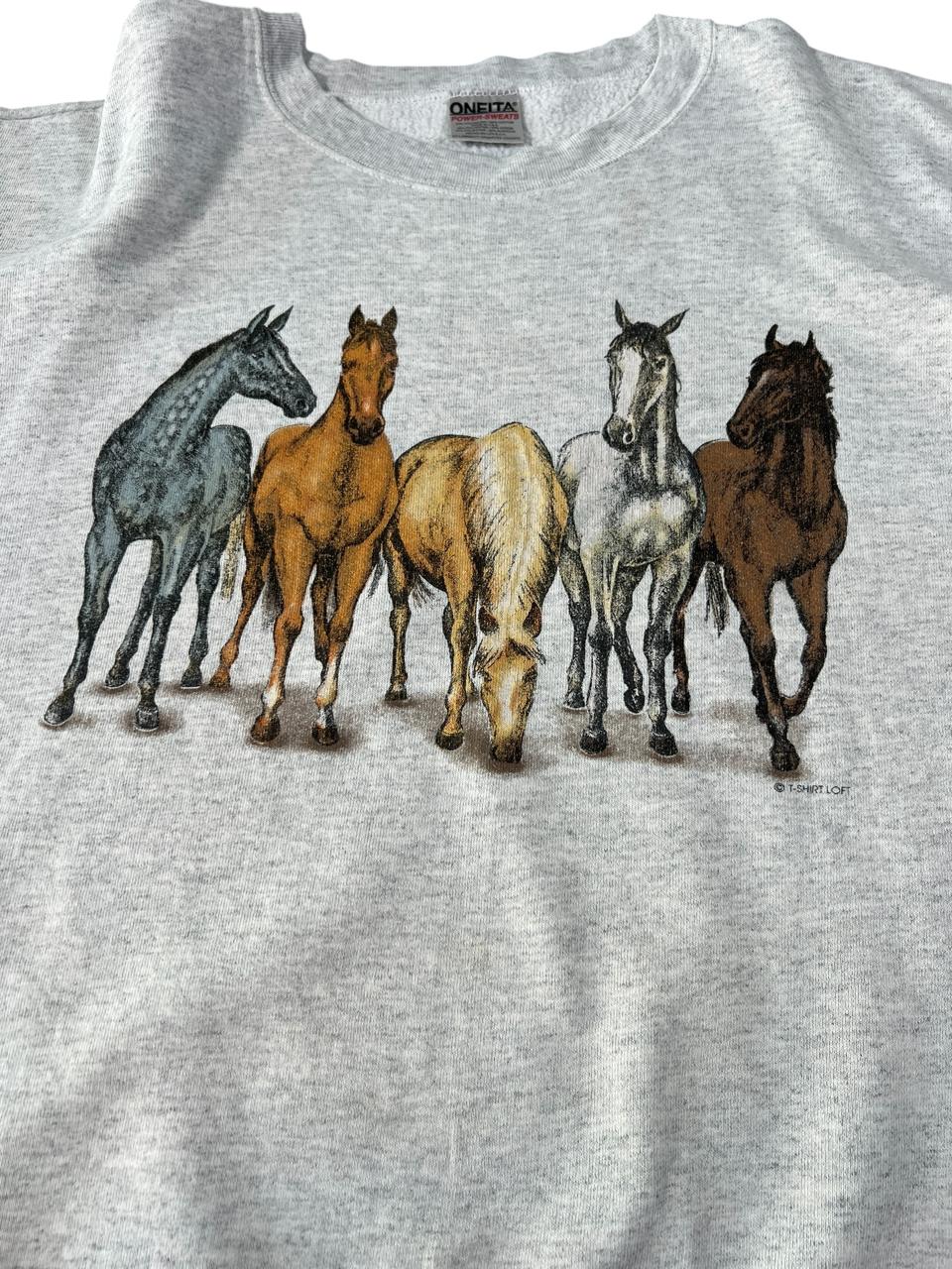 Vintage Cowboy Western Horse Graphic Sweatshirt