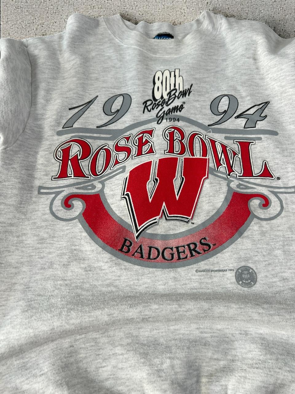 Vintage 1994 Rose Bowl Wisconsin Badgers Sweatshirt