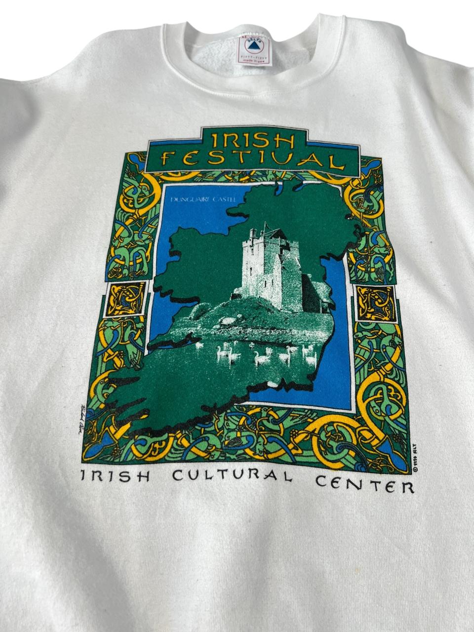 Vintage Irish Festival 1996 White Sweater