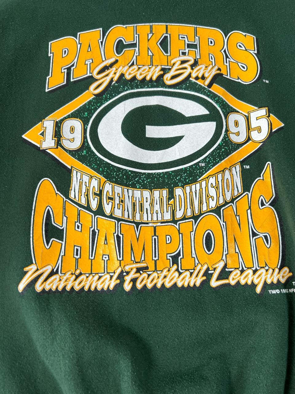 Vintage 1995 Green Bay Packers NFC Central Division Champions sweatshirt