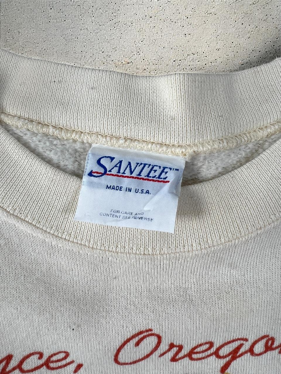 Vintage Ohiopyle 1997 Florence, Oregon Light Beige Sweater