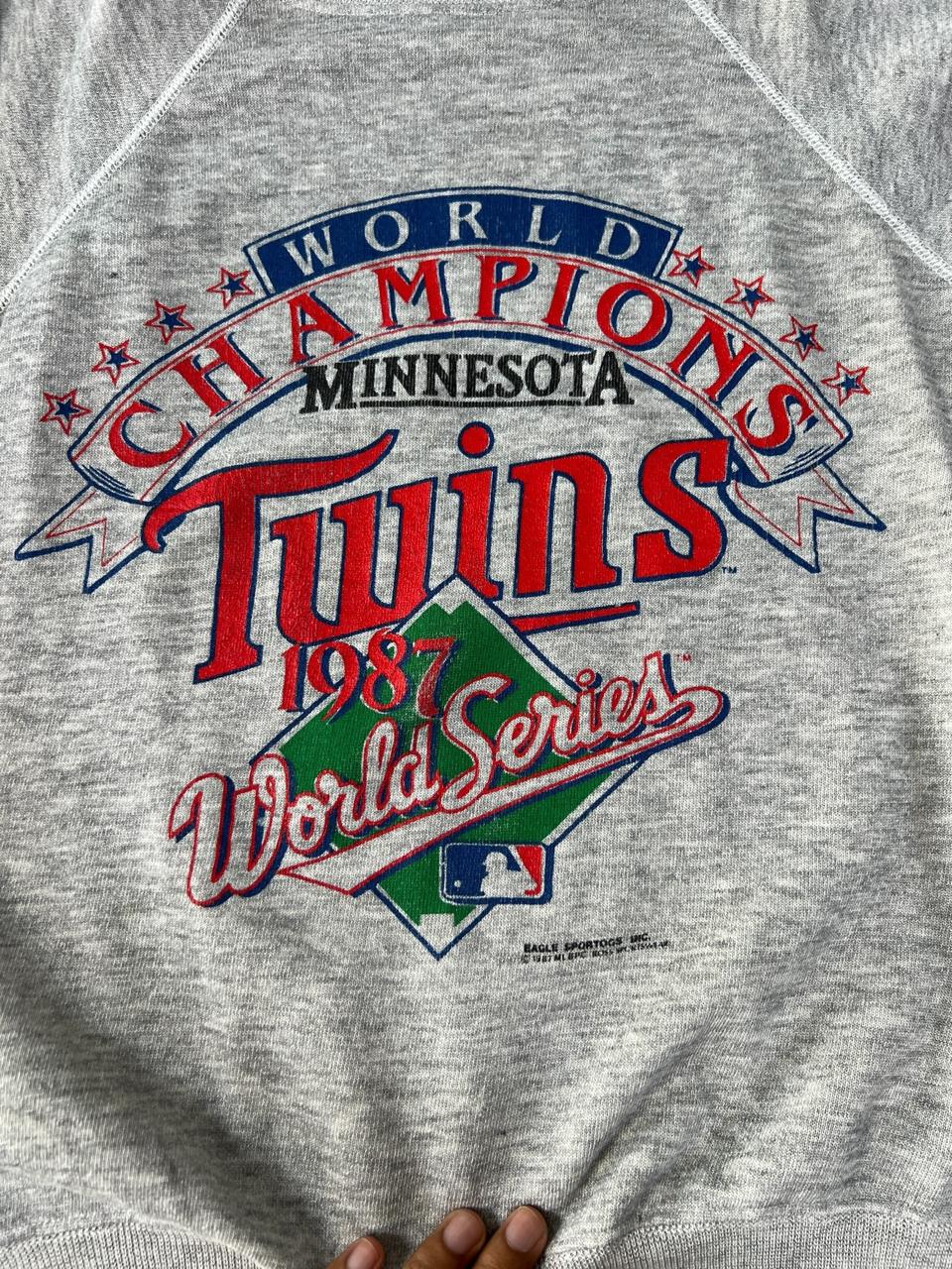 Vintage 1987 Minnesota Twins World Series Champions Crewneck Sweatshirt