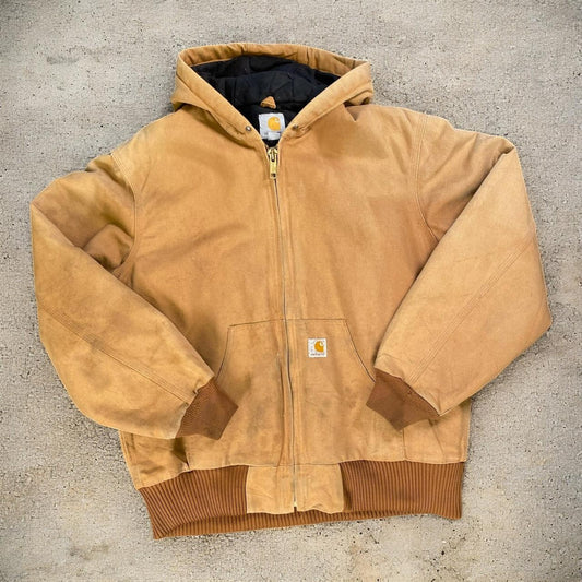 Carhartt Thermal-Lined Duck Brown Jacket