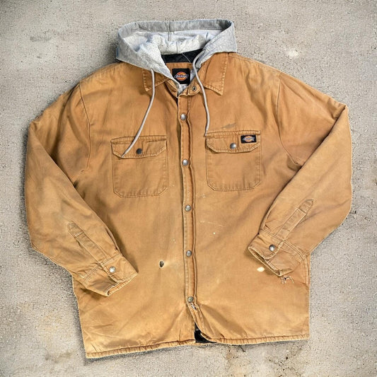 Dickies Brown Water Repellent Duck Hoodie