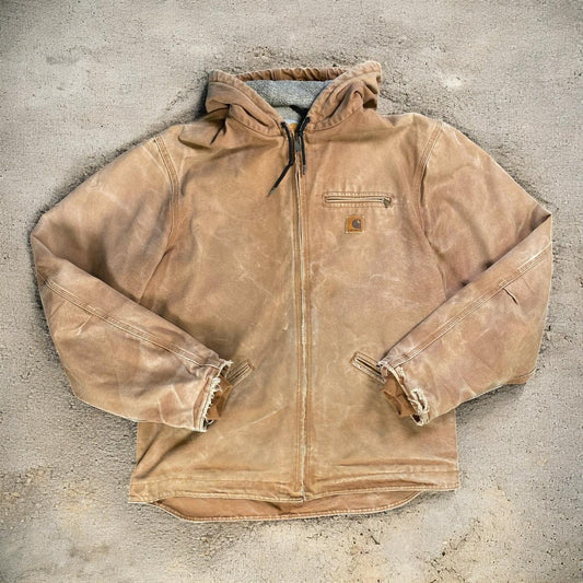 Carhartt Sherpa-Lined Hoodie Dark Brown