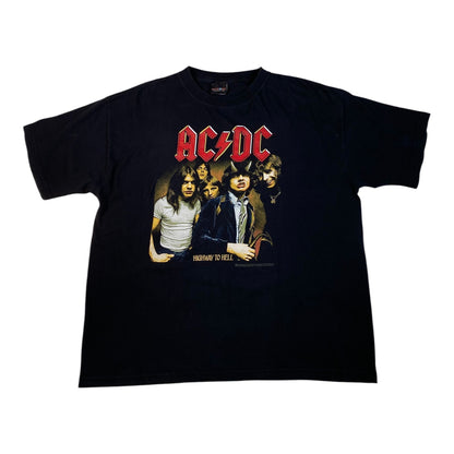 Digg It Thrift & Vintage black AC/DC Highway To Hell 2003 band t-shirt with iconic album cover graphic print