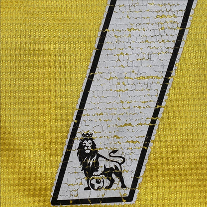 Digg It Thrift & Vintage 2013-2014 Nike Arsenal Rosicky away football shirt detail with cracked graphic print