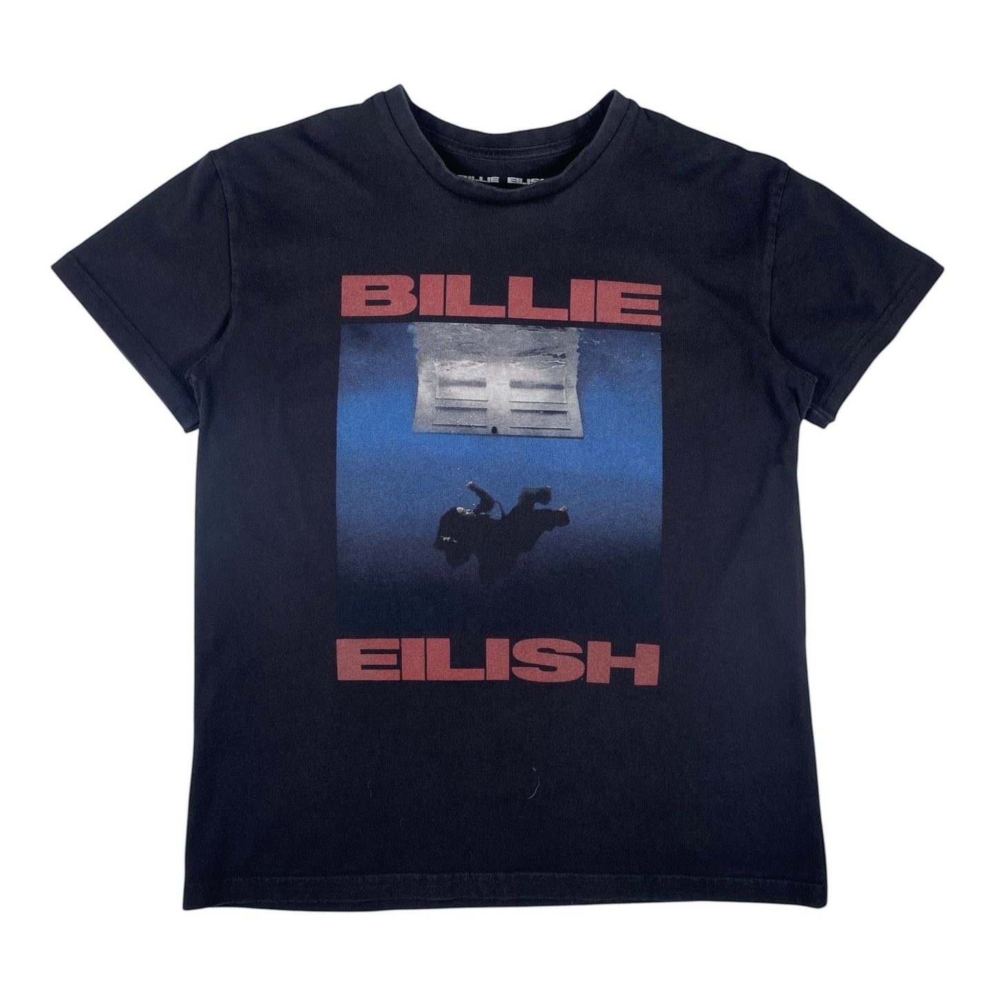 Digg It Thrift & Vintage black Billie Eilish Hit Me Hard and Soft album cover graphic t-shirt