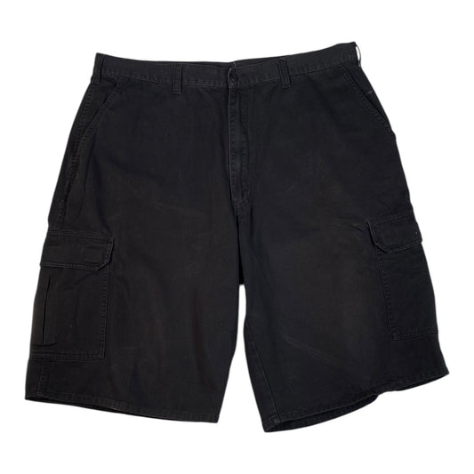 Digg It Thrift & Vintage black Dickies loose fit cotton canvas cargo shorts with side pockets