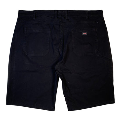 Digg It Thrift & Vintage black Dickies work shorts with back pockets and logo patch, size 40
