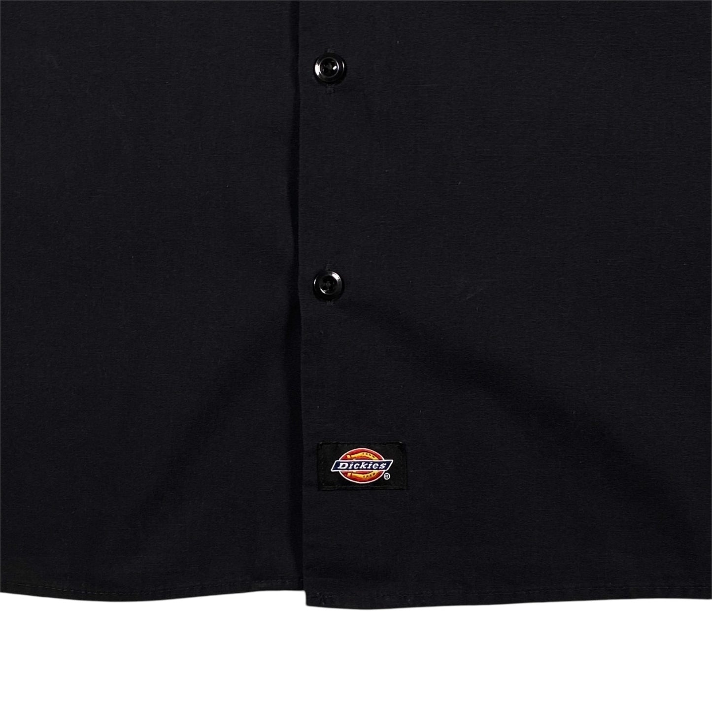 Digg It Thrift & Vintage black Dickies x The Home Depot short sleeve work shirt with button-down front