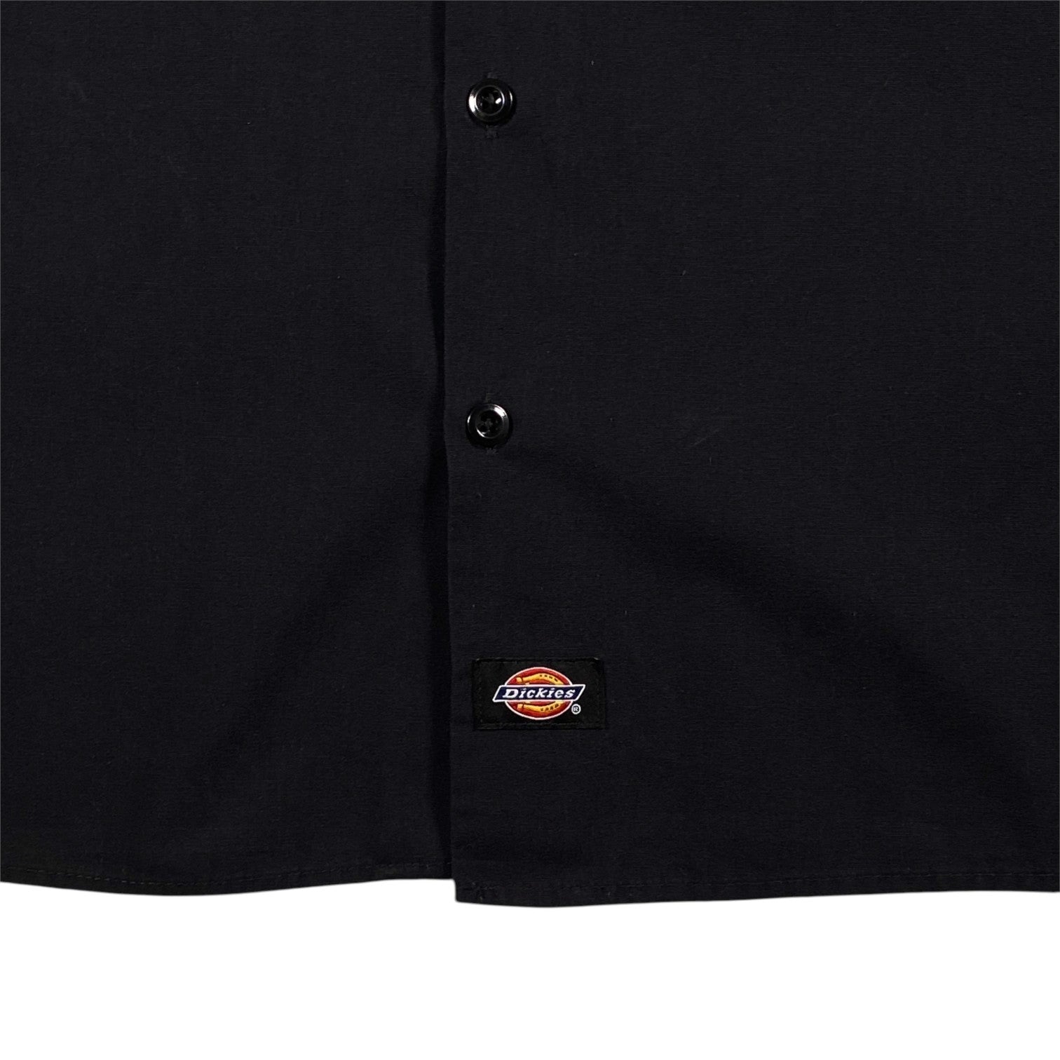 Digg It Thrift & Vintage black Dickies x The Home Depot short sleeve work shirt with button-down front
