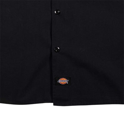 Digg It Thrift & Vintage black Dickies x The Home Depot short sleeve work shirt with button-down front