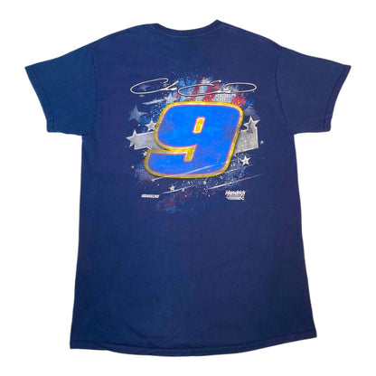 Digg It Thrift & Vintage navy Chase Elliott NASCAR t-shirt featuring the number 9 and signature on the back